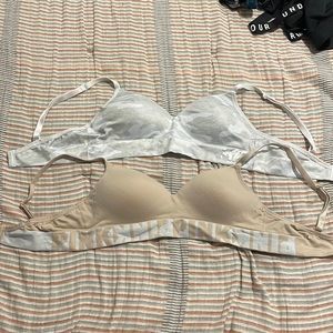 2 PINK cool and comfy wireless bras